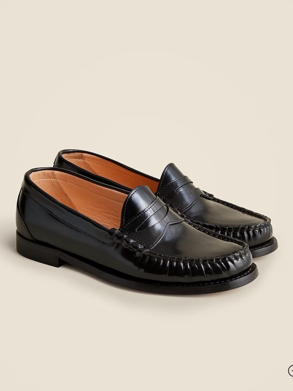 New With Box. J Crew Retail Winona Penny Loafers In Spazzolato Leather. Size 9.